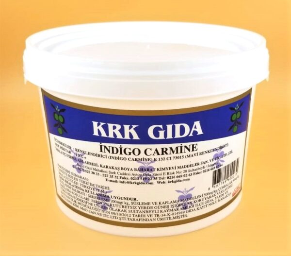 KRK GIDA RENKLENDİRİCİ KOYU MAVİ (INDIGO CARMİNE) (E 132) 1KG