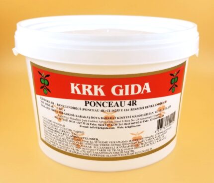 KRK GIDA RENKLENDİRİCİ KIRMIZI (PONCEAU 4R) (E 124) 1KG