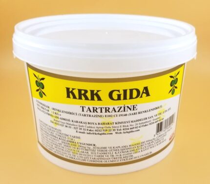 KRK GIDA RENKLENDİRİCİ SARI (TARTRAZİNE) (E 102) 1KG