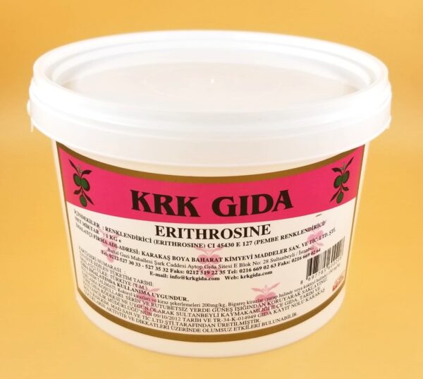 KRK GIDA RENKLENDİRİCİ PEMBE (ERYTHROSINE) (E 127) 1KG