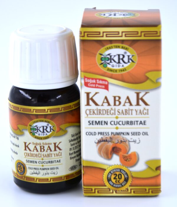 KRK GIDA KABAK ÇEKİRDEĞİ SABİT YAĞI 20CC