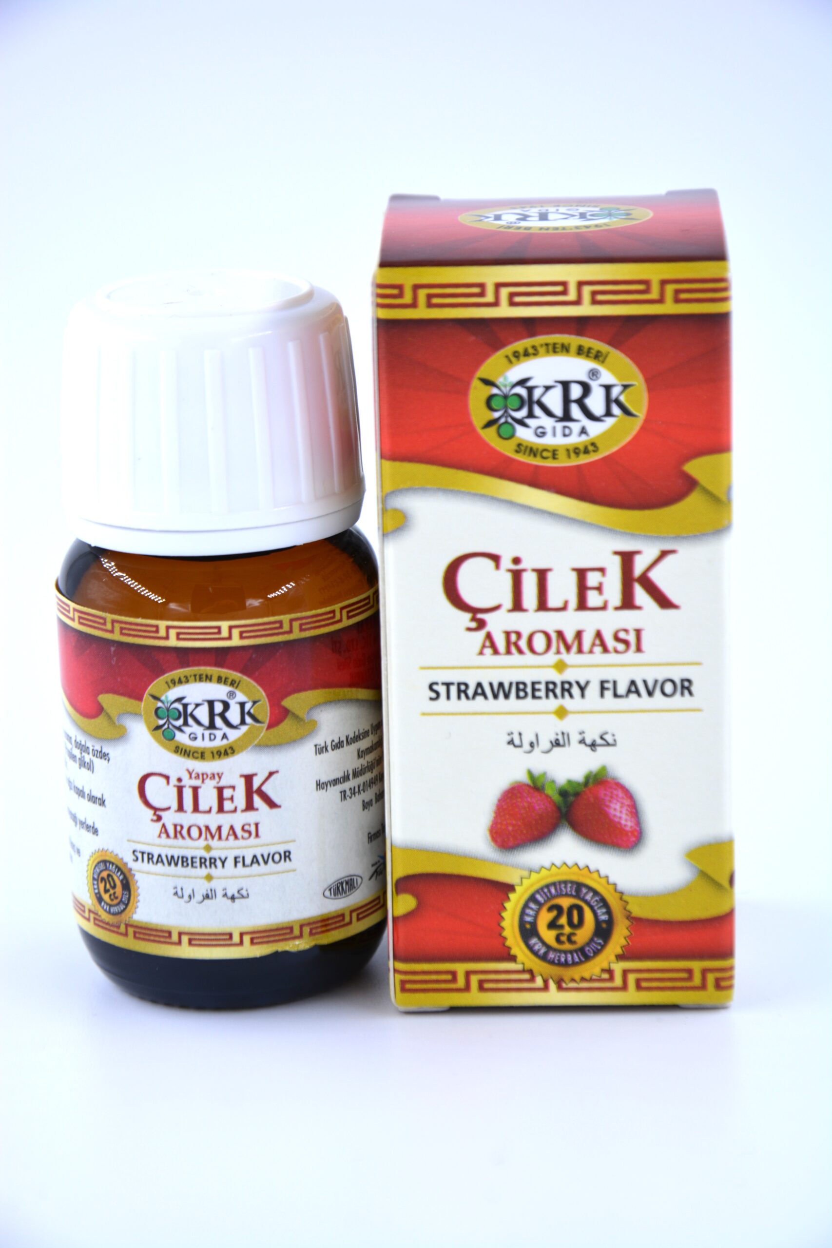 DSC_0290 KRK GIDA ÇİLEK AROMASI 20CC - Görsel 1