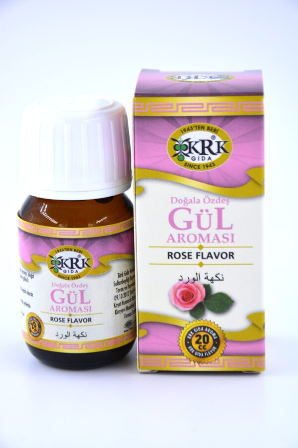 KRK GIDA GÜL AROMASI 20CC