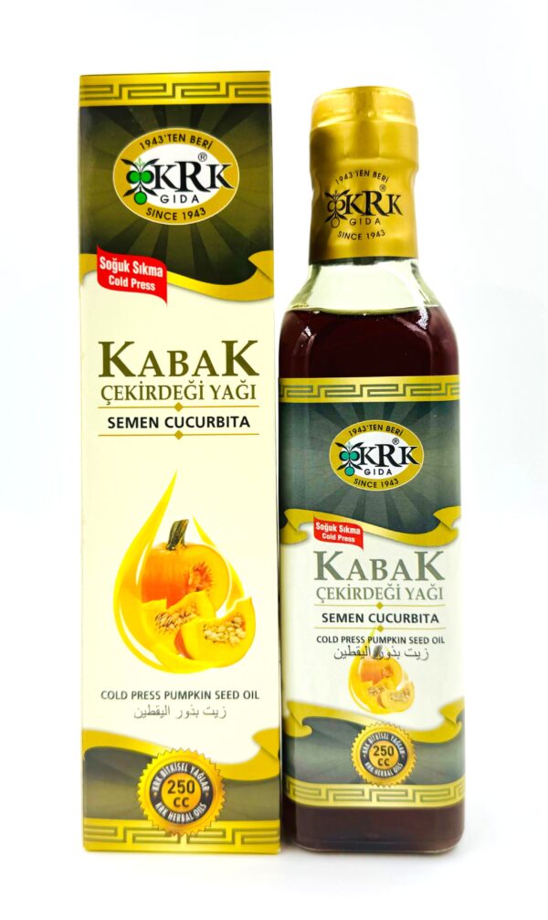 KRK GIDA KABAK ÇEKİRDEĞİ SABİT YAĞI 250CC