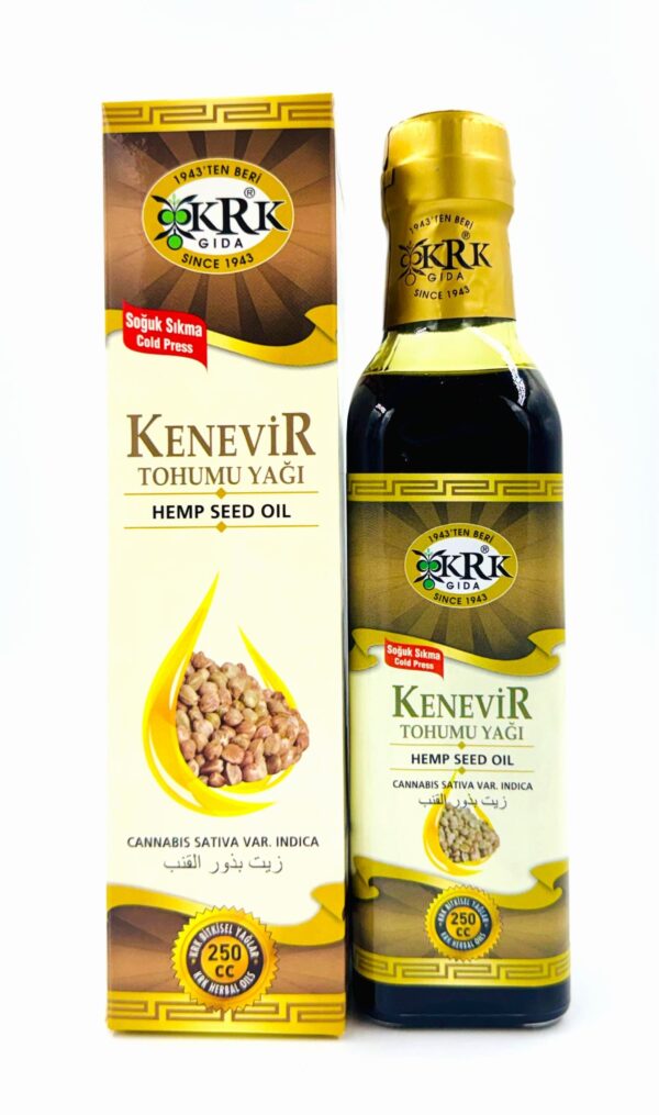 KRK GIDA KENEVİR TOHUMU YAĞI 250CC