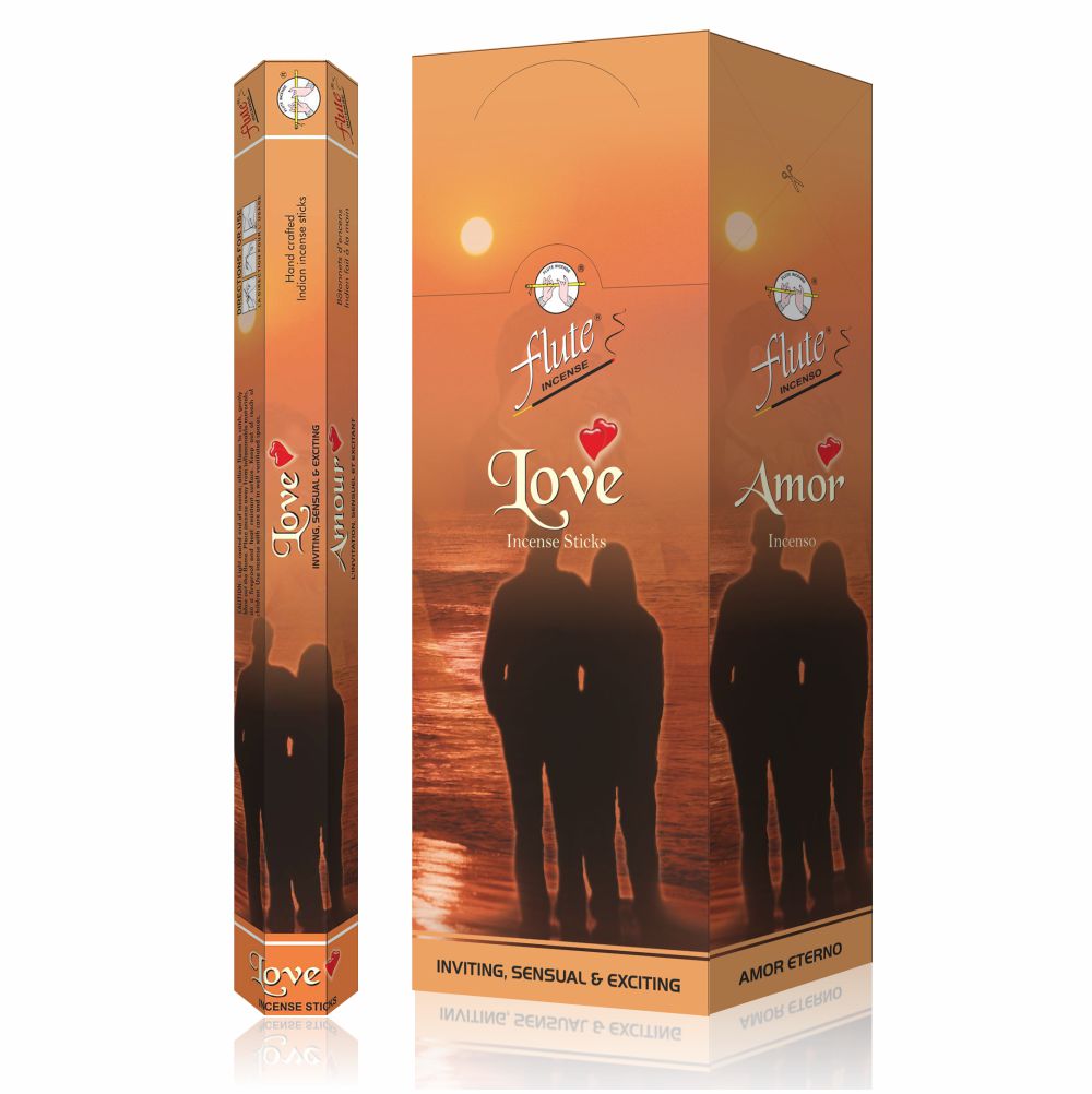 LoveHexa Size1000 X 1000 Pixels 3D FLUTE ÇUBUK TÜTSÜ LOVE - Görsel 1